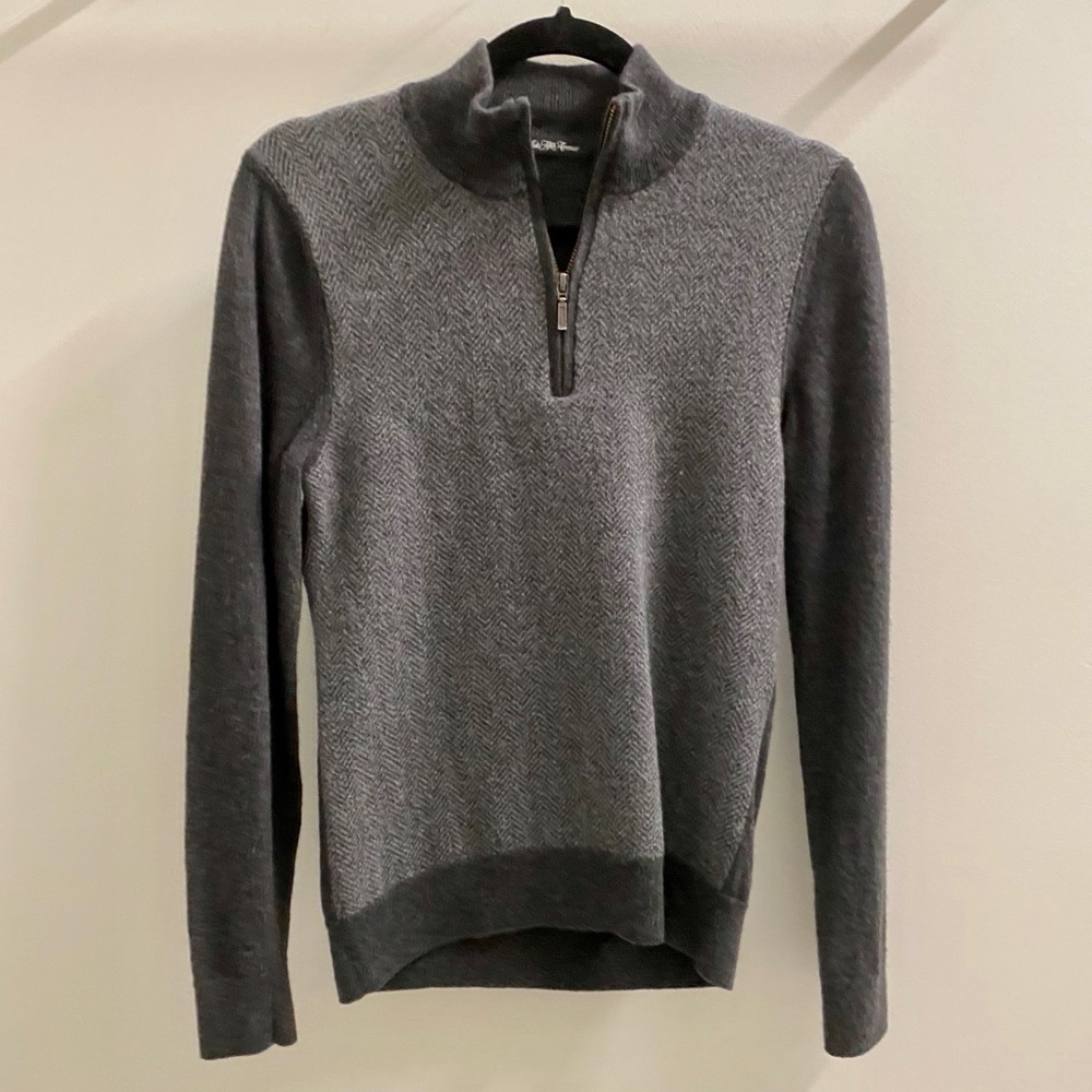 Saks Fifth Avenue Men’s Quarter Zip Sweater